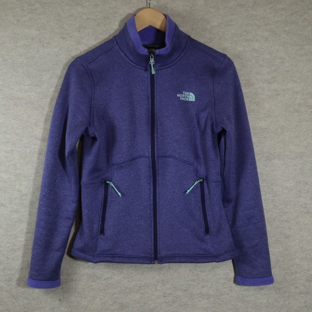 The North Face Fleece Jacket Small Purple Modern Full Zip Softshell 108420-13